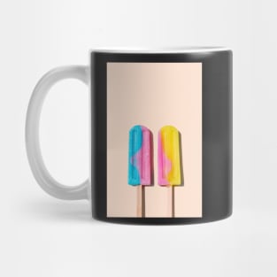 Two icecream lollies on a wooden stick Mug